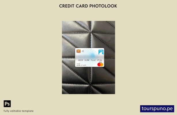listo para imprimir plantilla frontal de apariencia fotográfica de tarjeta de  5